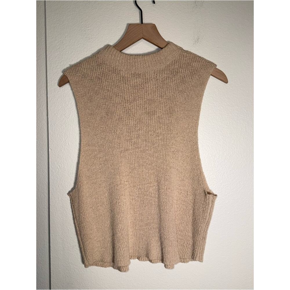 FREE PEOPLE FP BEACH chunky knit oversized comfy minimalist matching beach set L - Picture 7 of 7